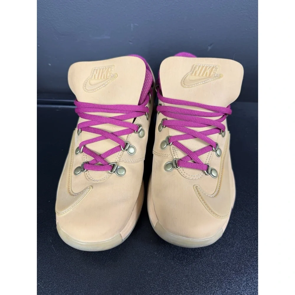 NIKE KD VI 6 EXT QS Men 8 WHEAT BROWN RASPBERRY BLUE GUM 639046-900 KEVIN DURANT